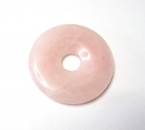 Edelstein Donut 40 mm Rosenquarz